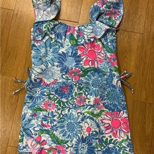 Lilly Pulitzer Blue and Pink Floral Jumpsuit